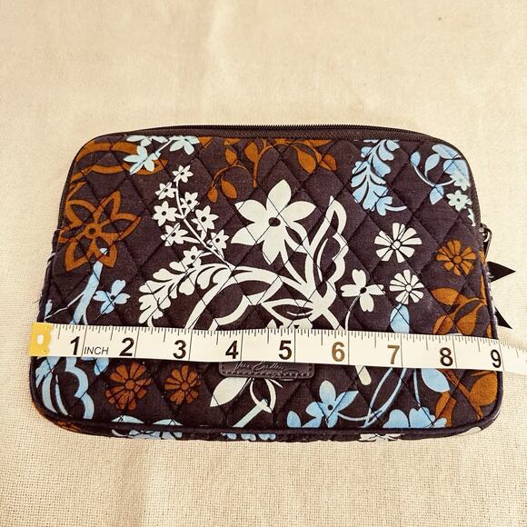 Vera Bradley Tablet iPad Kindle‎ Padded Sleeve Java Floral Pattern 9"x6.5" EUC - Picture 7 of 8